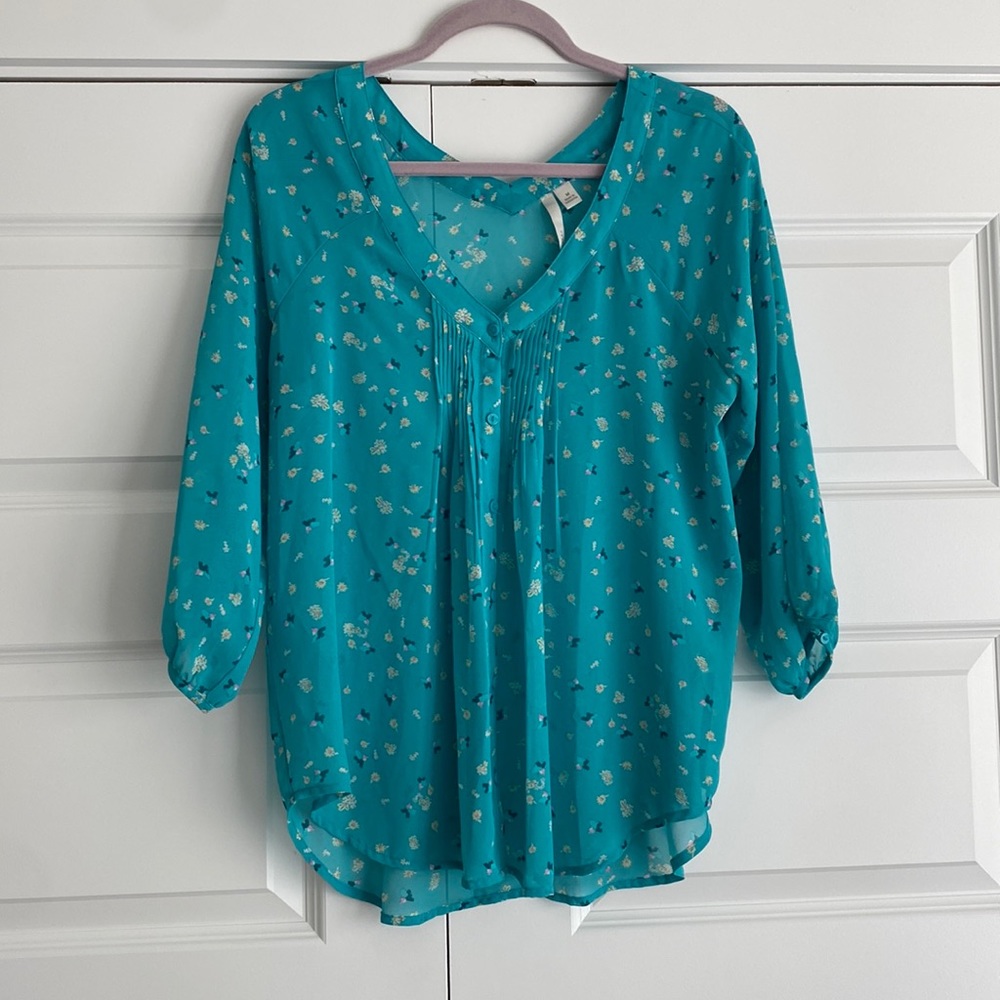LC Lauren Conrad 3/4 Sleeve Blouse